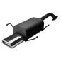Scarico sportivo Nissan 100NX (1990-1996) - rotondo Ø80 (Cod. U-119-107)