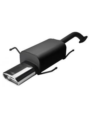 Scarico sportivo Nissan 100NX (1990-1996) - rotondo Ø80 (Cod. U-119-107)