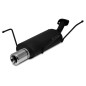 Scarico sportivo Nissan Almera typ N15 (1995-2000) - rotondo Ø80 (Cod. U-119-101/07-2)