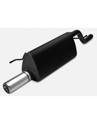 Scarico sportivo Opel Corsa D (2006-2014) - rotondo Ø80 (Cod. U-120-126/07-2)