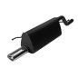 Scarico sportivo Opel Corsa D (2006-2014) - ovale 95×65 (Cod. U-120-126)