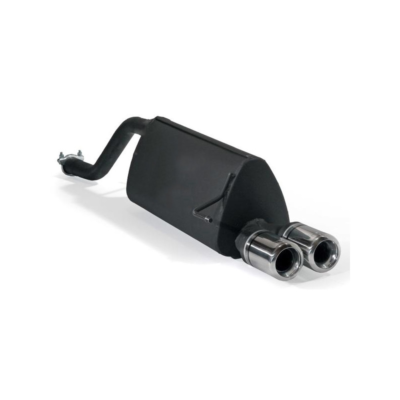 Scarico sportivo Opel Corsa D (2006-2014) - rotondo Ø80 (Cod. U-120/226/07-2)