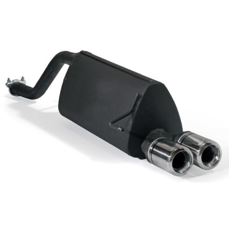 Scarico sportivo Opel Corsa D (2006-2014) - rotondo Ø80 (Cod. U-120/226/07-2)