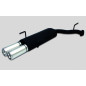 Scarico sportivo Opel Vectra B facelift Station wagon (1999-2002) - rotondo Ø80 (Cod. U-120-231)