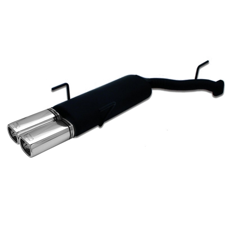 Scarico sportivo Opel Vectra B facelift Station wagon (1999-2002) - rettangolare 80×65 (Cod. U-120-