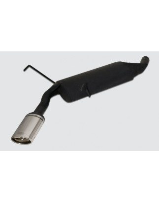 Scarico sportivo Opel Vectra C Station wagon (2002-2008) - ovale 145×75 (Cod. U-120-122)