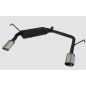 Scarico sportivo Opel Vectra C Station wagon (2002-2008) - ovale 120×80 (Cod. U-120-322)