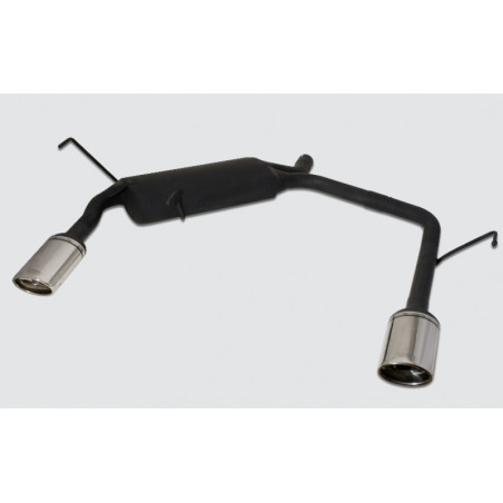 Scarico sportivo Opel Vectra C Station wagon (2002-2008) - ovale 120×80 (Cod. U-120-322)
