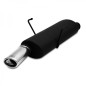 Scarico sportivo Peugeot 206 (1998-2003) - ovale 95×65 (Cod. U-121-102/10)