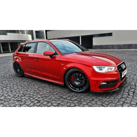 Diffusori minigonne V.1 Audi S3 / A3 S-Line Sportback 8V / 8V Facelift (Cod. M-AU-S3-3-SD1G)
