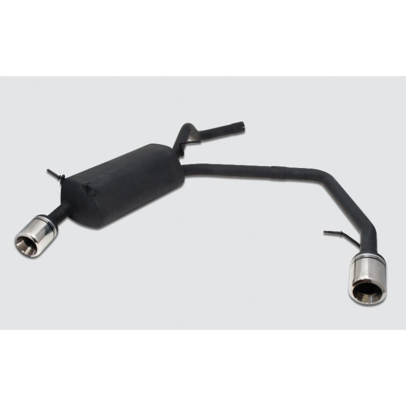 Scarico sportivo Renault Megane COACH/COUPE (1995-2002) - rotondo Ø80 (Cod. U-jceE122-301)