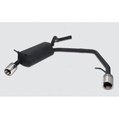Scarico sportivo Renault Megane COACH/COUPE (1995-2002) - rotondo Ø80 (Cod. U-jceE122-301)