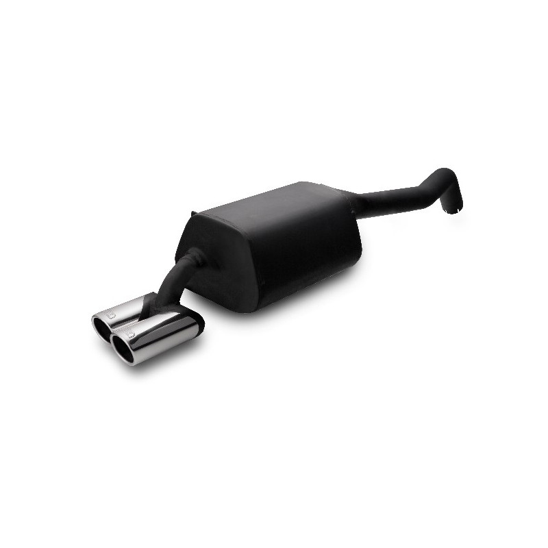 Scarico sportivo Renault Megane III COUPE & HATCHBACK (2008-2012) - rotondo Ø70 (Cod. U-122-213)