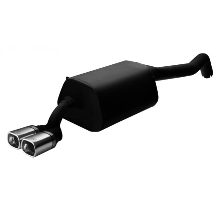 Scarico sportivo Renault Megane III COUPE & HATCHBACK (2008-2012) - rettangolare 80×65 (Cod. U-122-
