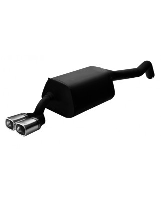 Scarico sportivo Renault Megane III COUPE & HATCHBACK (2008-2012) - rettangolare 80×65 (Cod. U-122-