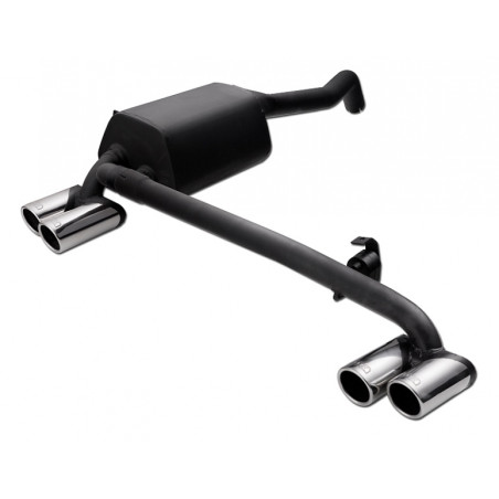 Scarico sportivo Renault Megane III COUPE & HATCHBACK (2008-2012) - rotondo Ø70 (Cod. U-122-413)
