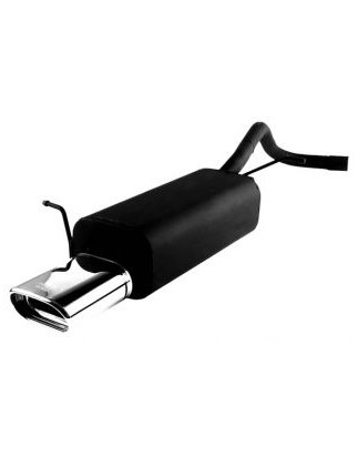 Scarico sportivo Seat Ibiza typ 6L (2002-2009) - rotondo Ø80 (Cod. U-124-106)