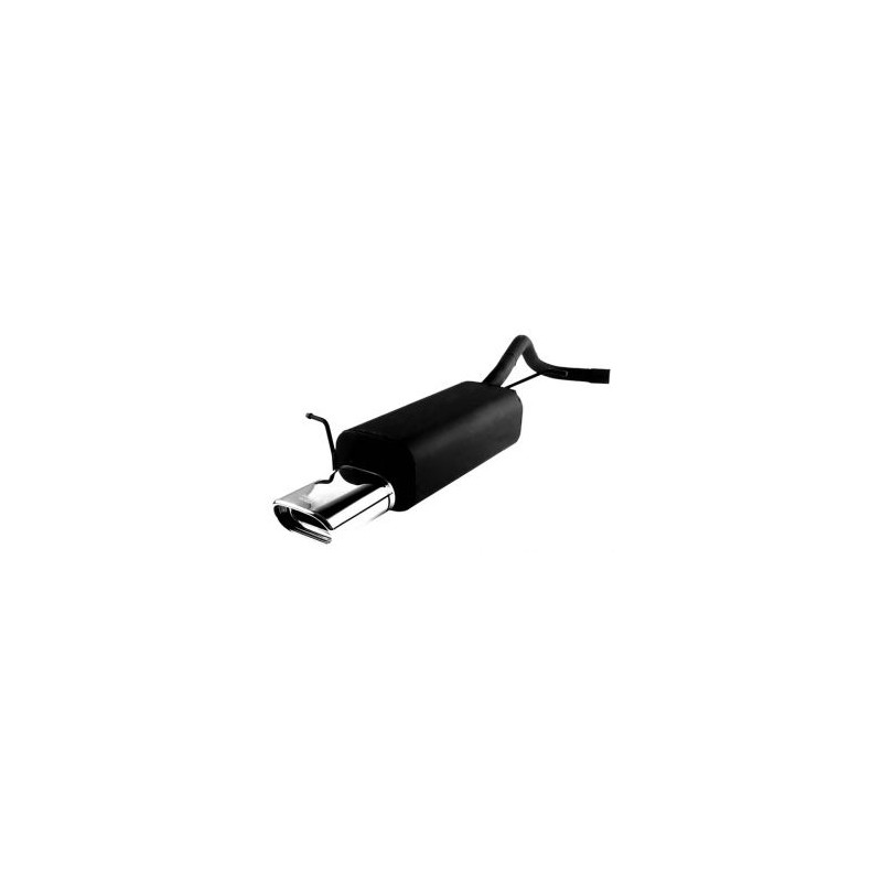 Scarico sportivo Seat Ibiza typ 6L (2002-2009) - rotondo Ø80 (Cod. U-124-106)