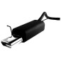 Scarico sportivo Seat Ibiza typ 6L (2002-2009) - rotondo Ø80 (Cod. U-124-106)