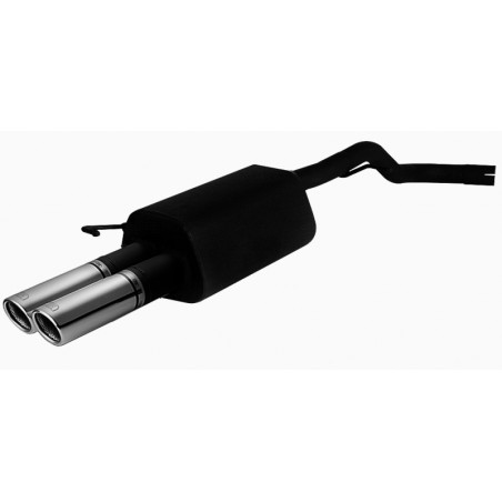 Scarico sportivo Seat Leon (1999-2005) - rotondo Ø70 (Cod. U-124-205/70rs)