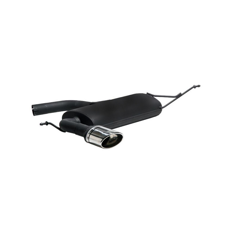 Scarico sportivo Seat Leon II typ P1,FR (2005-2012) - ovale 120×80 (Cod. U-124-109/27)