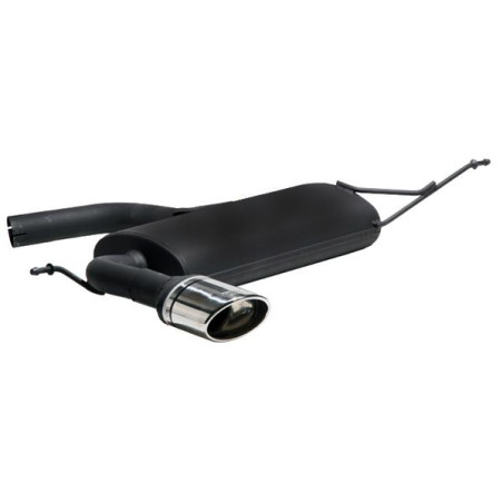 Scarico sportivo Seat Leon II typ P1,FR (2005-2012) - ovale 120×80 (Cod. U-124-109/27)