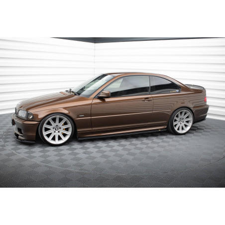 Diffusori minigonne V.1 for BMW 3 E46 MPACK COUPE (Cod. M-BM-3-46-C-MPACK-SD1G)