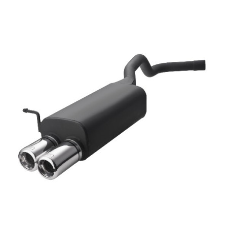 Scarico sportivo Skoda Fabia II HATCHBACK (2006-2010) - ovale 145×75 (Cod. U-J0l3125-211)