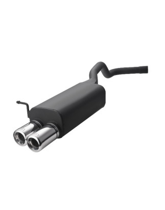 Scarico sportivo Skoda Fabia II HATCHBACK (2006-2010) - ovale 145×75 (Cod. U-J0l3125-211)
