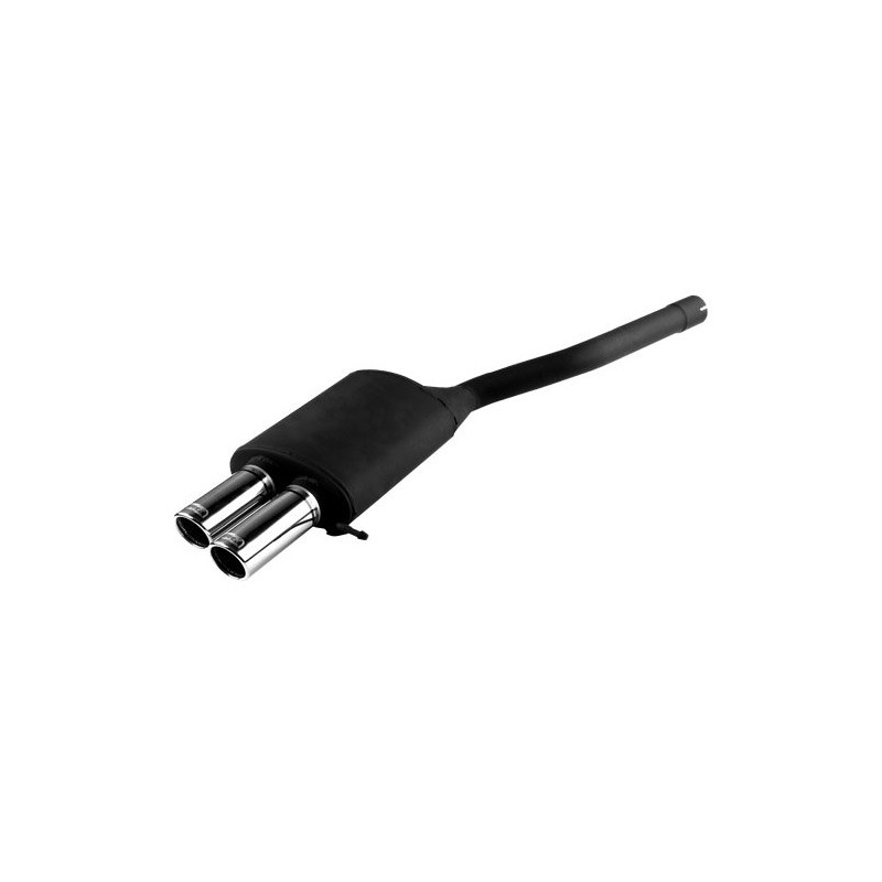 Scarico sportivo Skoda Octavia II RS  (2006-2013) - rotondo Ø70 (Cod. U-125-210/70rs)
