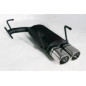 Scarico sportivo Toyota Corolla typ E10 (1992-1997) - rettangolare 80×65 (Cod. U-128-205/12-1)