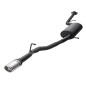 Scarico sportivo Toyota IQ (2009-2015) - ovale 95×65 (Cod. U-128-109)