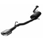 Scarico sportivo Toyota IQ (2009-2015) - ovale 145×75 (Cod. U-128-109/21-1)