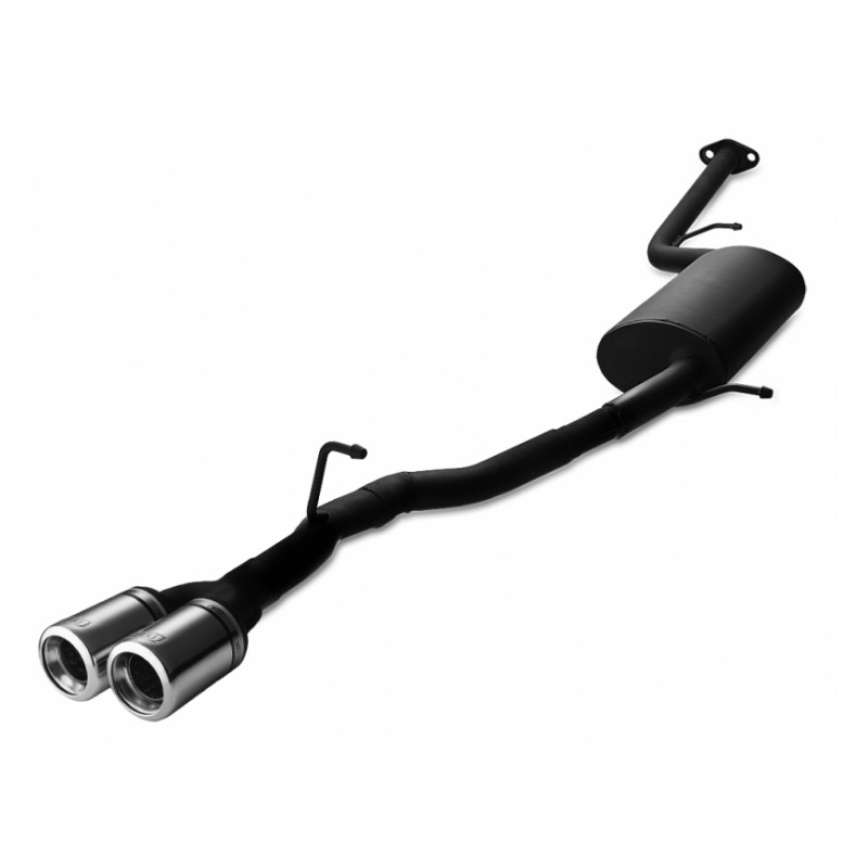 Scarico sportivo Toyota IQ (2009-2015) - rotondo Ø80 (Cod. U-128-209/07-2)