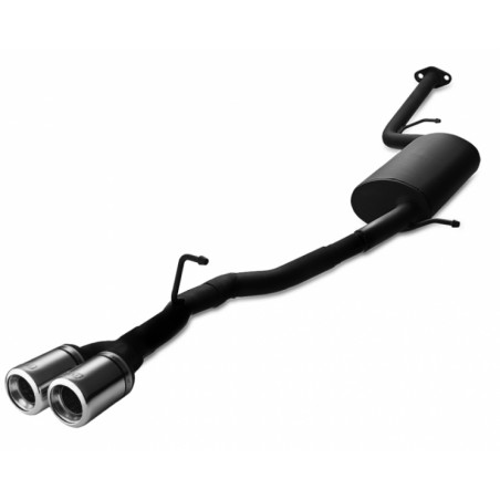 Scarico sportivo Toyota IQ (2009-2015) - rotondo Ø80 (Cod. U-128-209/07-2)