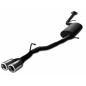 Scarico sportivo Toyota IQ (2009-2015) - rotondo Ø80 (Cod. U-128-209/07-2)