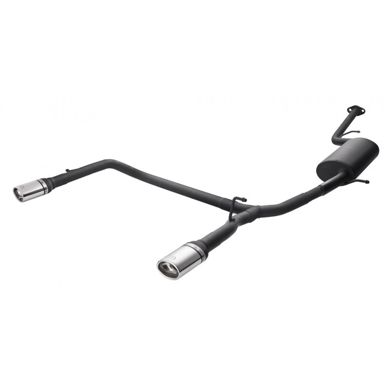 Scarico sportivo Toyota IQ (2009-2015) - ovale 120×80 (Cod. U-128-309)