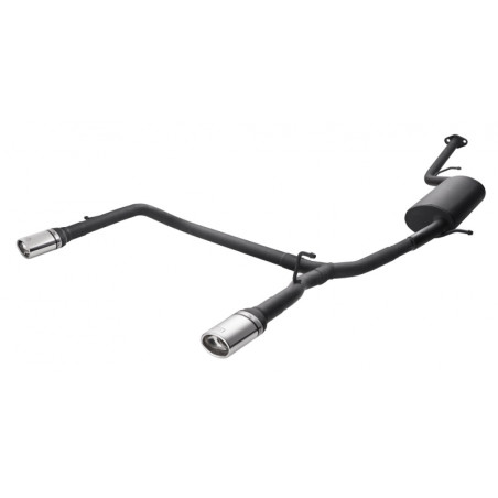 Scarico sportivo Toyota IQ (2009-2015) - ovale 120×80 (Cod. U-128-309)