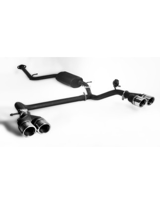 Scarico sportivo Toyota IQ (2009-2015) - rotondo Ø70 (Cod. U-128-409/70rs)