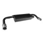 Scarico sportivo Toyota Rav 4 I  (1994-2000) - rotondo Ø80 (Cod. U-128-303/07-2)