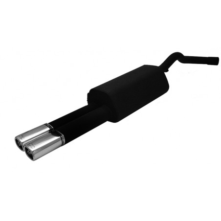 Scarico sportivo Volkswagen Bora (1999-2005) - rettangolare 80×65 (Cod. U-129-208/12-1)