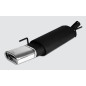 Scarico sportivo Volkswagen Golf III (1993-1997) - rotondo Ø80 (Cod. U-129-103)