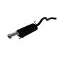 Scarico sportivo Volkswagen Polo typ 6N (1995-2001) - ovale 120×80 (Cod. U-129-105/26)