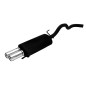 Scarico sportivo Volkswagen Polo typ 6N (1995-2001) - rotondo Ø80 (Cod. U-129-205/07-2)