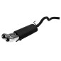 Scarico sportivo Volkswagen Polo typ 6N (1995-2001) - rotondo Ø80 (Cod. U-129-205/13-1)