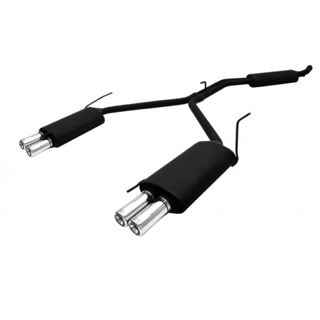 Scarico sportivo Volkswagen T4 (1992-2003) - rotondo Ø80 (Cod. U-129-406/07-2)