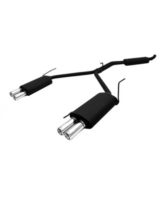 Scarico sportivo Volkswagen T4 (1992-2003) - rotondo Ø80 (Cod. U-129-406/07-2)
