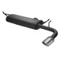 Scarico sportivo Mitsubishi Lancer VIII (2007-2012) - ovale 120×80 (Cod. U-118-103-27)