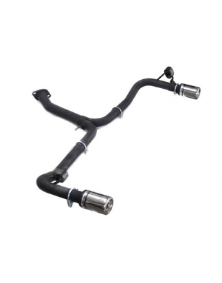 Scarico sportivo Toyota Rav 4 III  (2005-2012) - rotondo Ø80 (Cod. U-128-rav4/07-2)