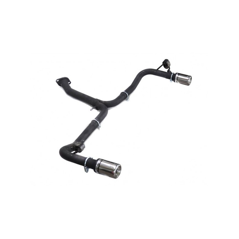 Scarico sportivo Toyota Rav 4 III  (2005-2012) - rotondo Ø80 (Cod. U-128-rav4/07-2)